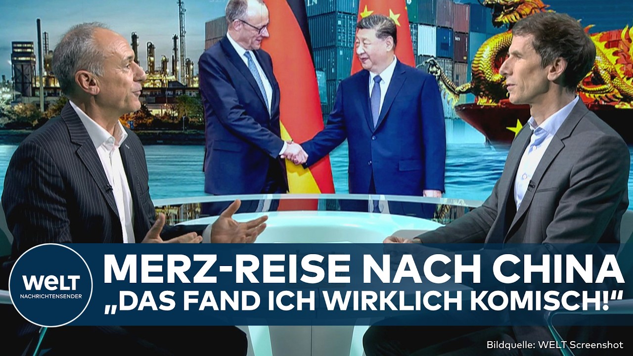 DEFFNER UND ZSCHÄPITZ: Merz trifft Xi Jinping! Handelsbilanzdefizit mit China bleibt Thema