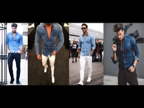 Latest Men's Jeans Shirt With Pant Style 2019 | Many Kind Of Man's Jeans Shirt Fashion 2019 | PBL Video