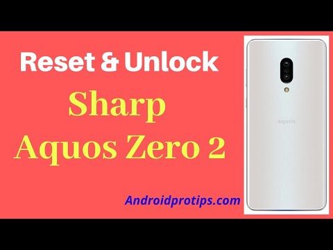 How to Reset & Unlock Sharp Aquos Zero 2