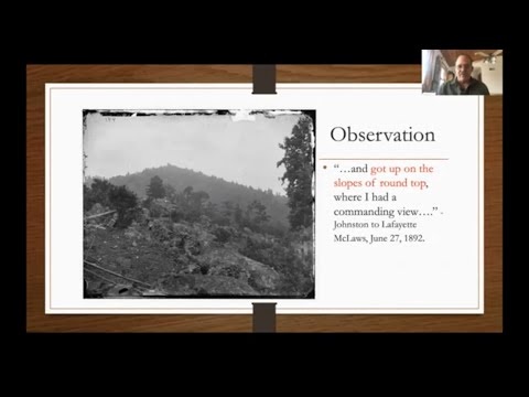 Gettysburg: Robert E. Lee Reconnoiters Little Round Top, July 2, 1863.