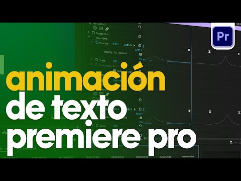 Crear animaciones de texto dinámicas en Premiere Pro