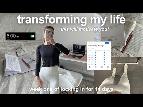Changing my life in 14 days (ep. 1) | first week of locking in & building discipline