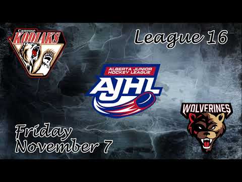 Kodiaks Hilites Gm 16 Camrose Kodiaks @ Whitecourt Wolverines November 7, 2025