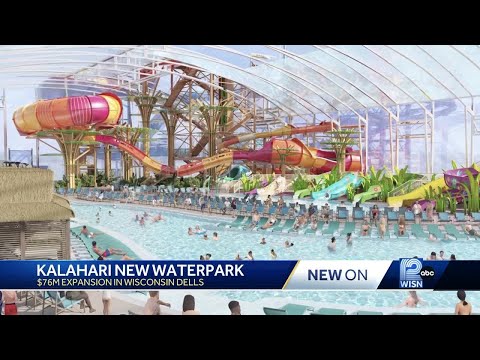 Kalahari expansion in the Dells includes three new water slides, retractable roof