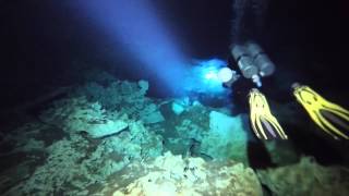 DPV Cave Diving at Taj Mahal Cenote, Riviera Maya, Mexico