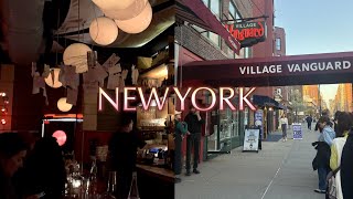 NY Vlog 뉴욕 브이로그 | Village Vanguard Jazz Club 빌리지 뱅가드 재즈 클럽 | Amelie Bistro & Wine Bar 웨스트 빌리지 비스트로
