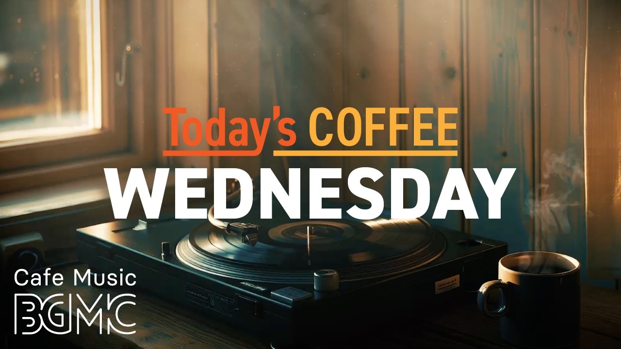 Cafe Music LIVE | Today's COFFEE WEDNESDAY: August Sunlit Cafe Jazz ☕ Smooth Jazz for Study