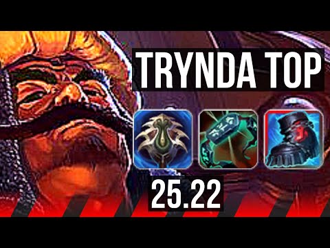 TRYNDAMERE vs YORICK (TOP) | Dominating | KR Master | 25.22