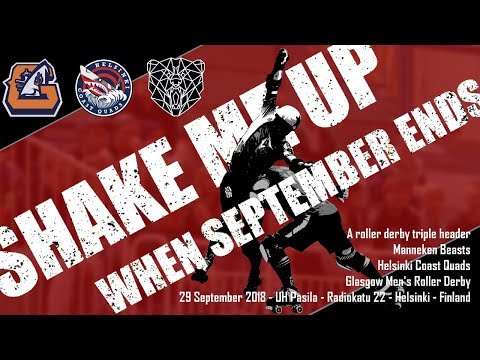 Roller derby - HCQ vs Manneken Beasts vs GMRD - Helsinki - September 2018