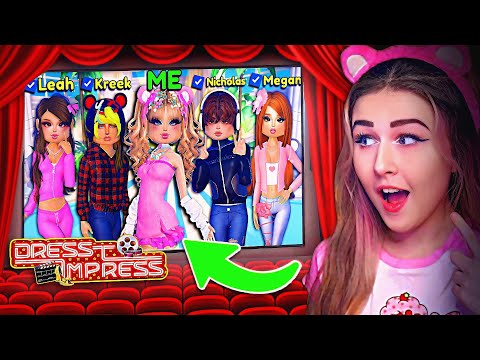 I ACTED In The DRESS TO IMPRESS MOVIE! 🍿 It Was INSANE... *Reaction* | ROBLOX