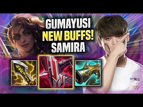 GUMAYUSI BRINGS BACK SAMIRA WITH NEW BUFFS! - T1 Gumayusi Plays Samira ADC vs Jhin! | Preseason 2022