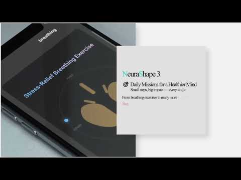 NeuraShape: Calm, Focus, Sleep