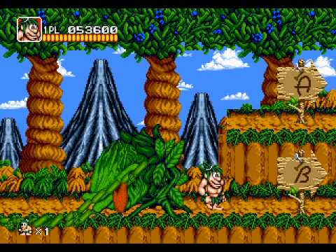 joe and mac caveman ninja mega drive