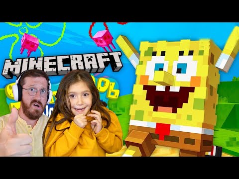 Minecraft AMA SüngerBob Olduk! (SpongeBob)