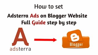 Adsterra Ads Setup for blogger | Learning Studio | Lesson 02 | Hindi make money online