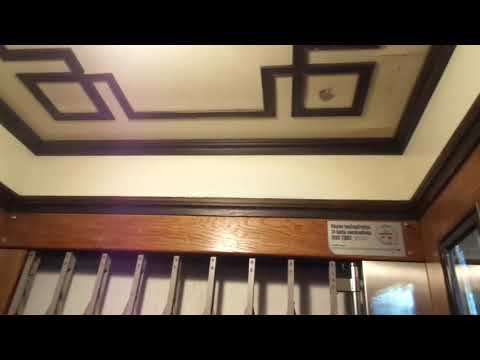 Beautiful Old 1929 Gated KONE (Mod by Hissi-Ala/KONE M 1990) Tr. Elevator@Rauhankatu 17bB, Turku, FI