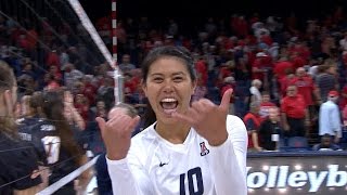 Recap: Arizona women's volleyball sweeps Oregon State