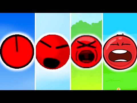 Evolution Of Red Ball Unofficial Deaths & Game Over Screens (2008-2022)