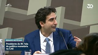 Política monetária será tema de audiência do presidente do BC nesta terça
