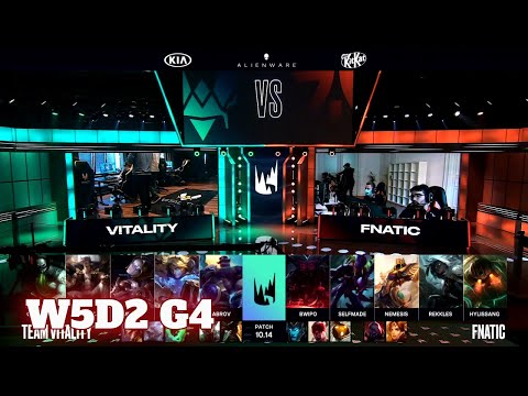 (Highlights) Vitality vs Fnatic | Week 5 Day 2 S10 LEC Summer 2020 | VIT vs FNC W5D2