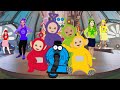 The Teletubby Sister Fans Big Hugs