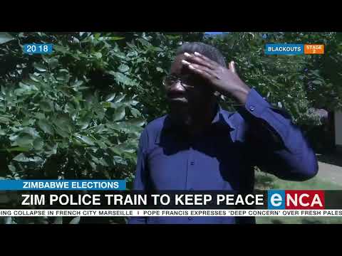 Zimbabwe elections | Zim police train to keep peace