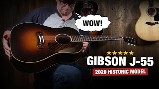 Video thumbnail for Gibson J-55 Historic - An Amazing Homage to a Classic Model! by Acoustic Letter