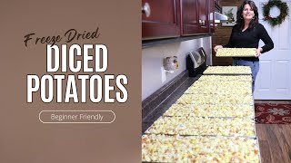 Homestead Food Storage: Freeze Dry Potatoes at Home