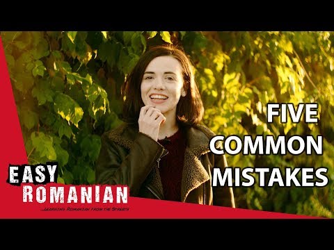 ルーマニア語学習者のよくある5つの間違い｜超簡単ルーマニア語2 (5 common mistakes Romanian learners make | Super Easy Romanian 2)
