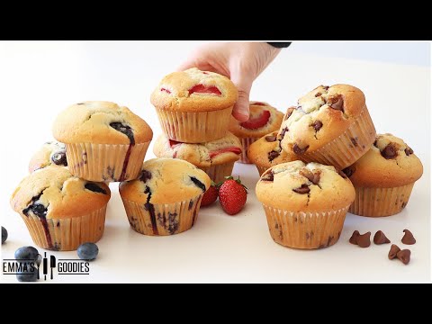 Make assorted Muffins USING 1 RECIPE | Easy Muffin Recipe