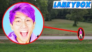Drone Catches LANKYBOX JUSTIN IN REAL LIFE!
