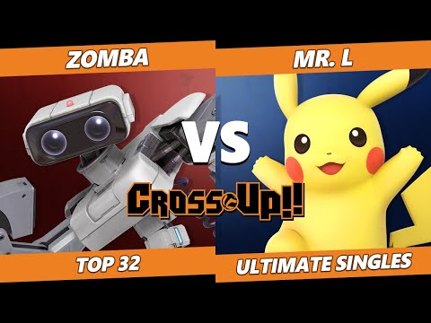 CROSSxUP Top 32 - Zomba (ROB) Vs. Mr. L (Pikachu) SSBU Ultimate Tournament