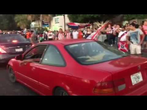 Así festejaron el triunfo de Las Chivas en La Paz  