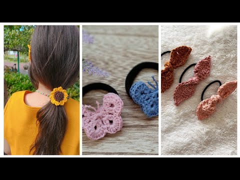 "Crochet Hair Tie Patterns for Kids: Adorable and...