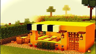 How to Build a Cafe in Minecraft || GladonEight || @maizenofficial