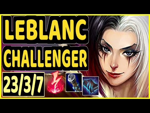 SERTUSS (LEBLANC) - 23/3/7 KDA MID CHALLENGER GAMEPLAY - EUW