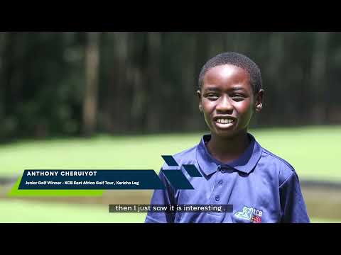 Junior Golf Star Antony Cheruiyot Shines at KCB Golf Tour.