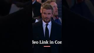 David Beckham Emotional while bowing to Queen