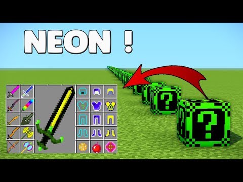 NEON ŞANS BLOKLARI - Minecraft