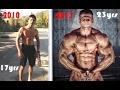 Afghan Bodybuilder Body Transformation 2010 to 2017!!!