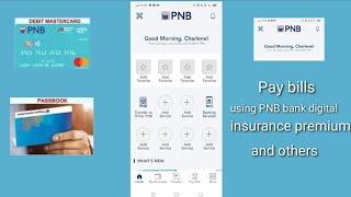 How to pay bills using PNB Digital bank account