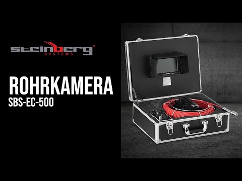 Video - Rohrkamera - 50 m - 12 LED - 7" Display