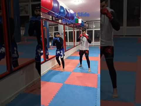 The 3ed Basic Footwork Right in MMA #mma #kickboxing #workout #fitness #shorts