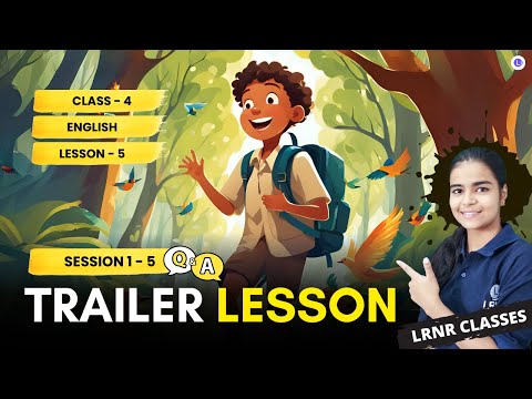​My English Book Class 4 English Trailer Lesson 5 Session 1 to 5