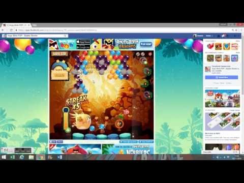 Angry Birds POP! on Facebook - Level 128 Walkthrough