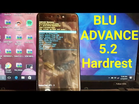 BLU Advance 5.2 Hard Reset.