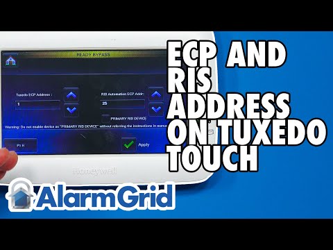 The Tuxedo Touch Keypad: Checking the ECP and RIS Address