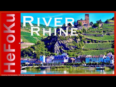 River Rhine - Towns, Castles in the Upper Middle Rhine Valley - From Koblenz to Bingen