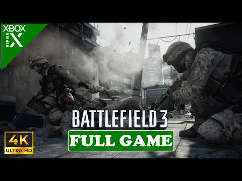 Battlefield 3 - Full Campaign Walkthrough (No Commentary) [Xbox Series X, 4K]