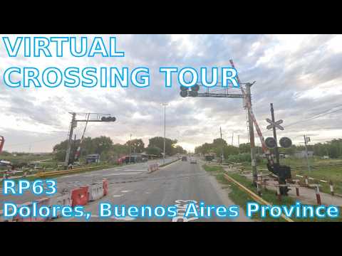 VIRTUAL CROSSING TOUR: RP63 Dolores, Buenos Aires Province